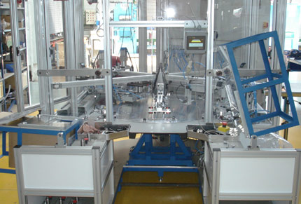 Plateau rotatif 6 postes butée caoutchouc portière et coffre